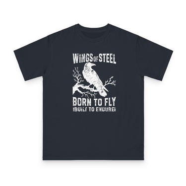 Wings of Steel Durable and Soft Men's T‑Shirt design 1