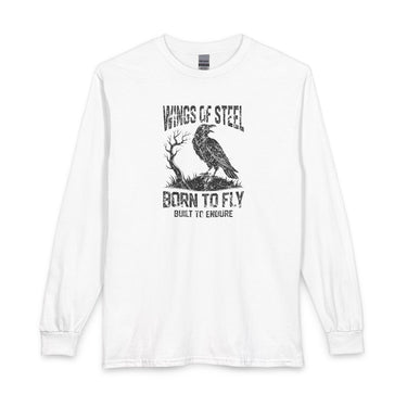 Wings of Steel Unisex Long Sleeve T-shirt- Classic Fit design 2