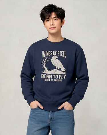 Wings of Steel  Unisex Crew Neck Sweatshirts  design 2